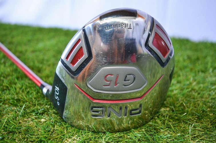 Ping 	G15 Ti 	10.5 Degree Driver 	Rh 	45.25"	Graphite 	Regular 	New Dri Tac Grip