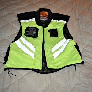 ICON Motosports MIL Spec Mesh Vest, Super Size, High Visibility - Lots of Pockets