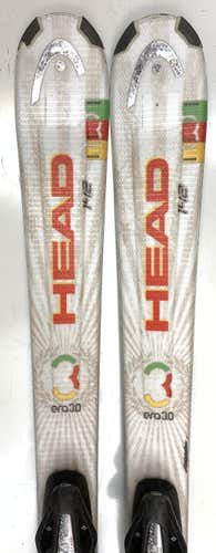 Used Head Rev 75 era 3.0 White All Mountain Skis with Bindings Size 142 (Option 1900164)