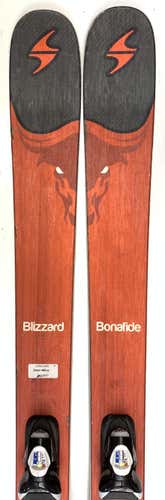 Used Blizzard Bonafide All Mountain Skis with Bindings Size 173 (Option 2005148)
