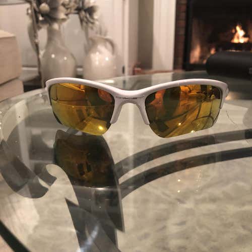 White Youth One Size Fits All Oakley Quarter Jacket Sunglasses