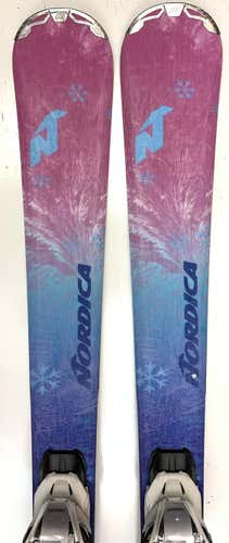 Used Nordica Astral 74 All Mountain Skis with Bindings Size 138 (Option 2004846)