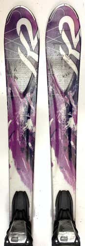 Used K2 Super Sweet All Mountain Skis with Bindings Size 146 (Option 2030018)