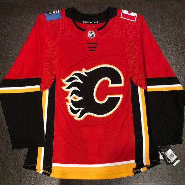 NWT Adidas AdiZero Calgary Flames Home Alternate Jersey 50