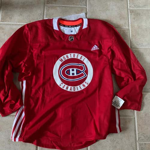 Montreal Canadiens Red Adult Size 58 Adidas Pro Stock Jersey