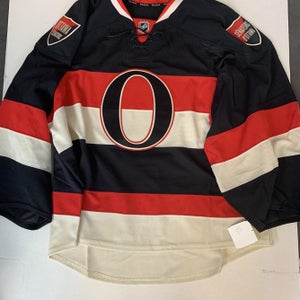 New Reebok Ottawa Senators Heritage 3rd NHL Pro Stock Hockey Jersey 58+