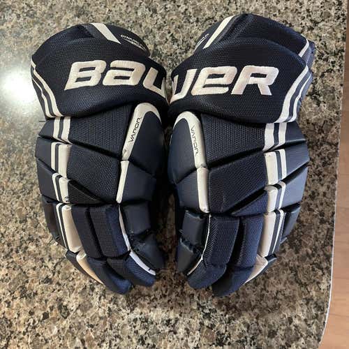 Blue Senior Bauer Vapor X5.0 15"  Gloves
