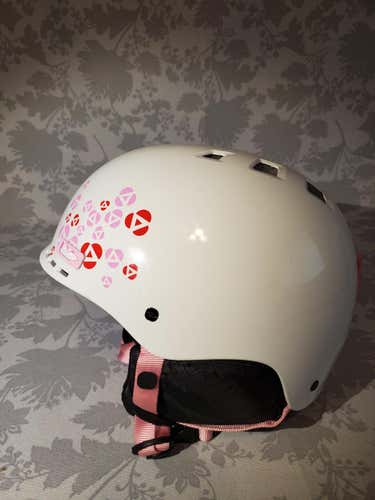 Smith Holt Jr. Kids White/Pink Helmet Youth Small