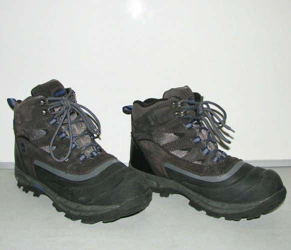 Khombu Men's Thermolite Waterproof Black & Gray Winter/Rain Boots - Size 10