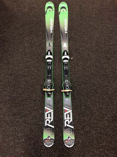 Used  All Mountain Rev 80 Pro With Bindings Skis