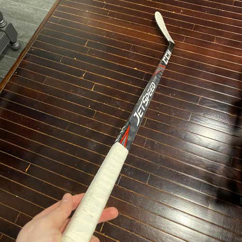 UseSenior Left Hand Jetspeed Team Toe Pattern Pro Stock Hockey Stick Used Onc