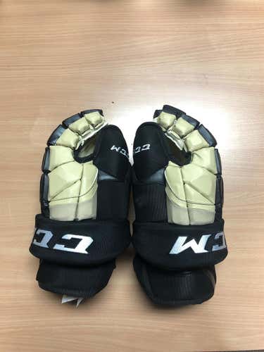 CCM Pro Stock Gloves 14"  - Black/Tan Penguins