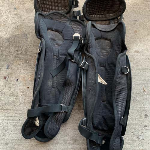 Black Adult Easton Catcher's Leg Guard