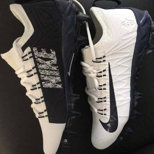 New Size 7.5 Nike Huarache 7 Cleats Navy Blue- READ DESCRIPTION