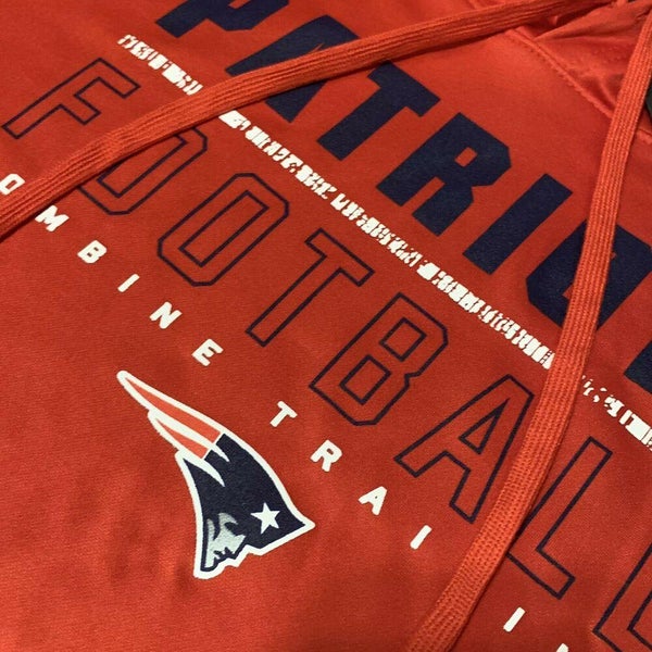 Nike Training Dri-Fit New England Patriots Pullover Hoodie Sweatshirt Sz L  Gray