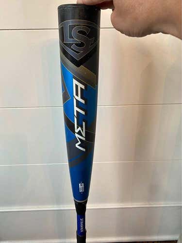 Used 2020 BBCOR Certified Louisville Slugger Meta Prime Bat (-3) 28 oz 31"