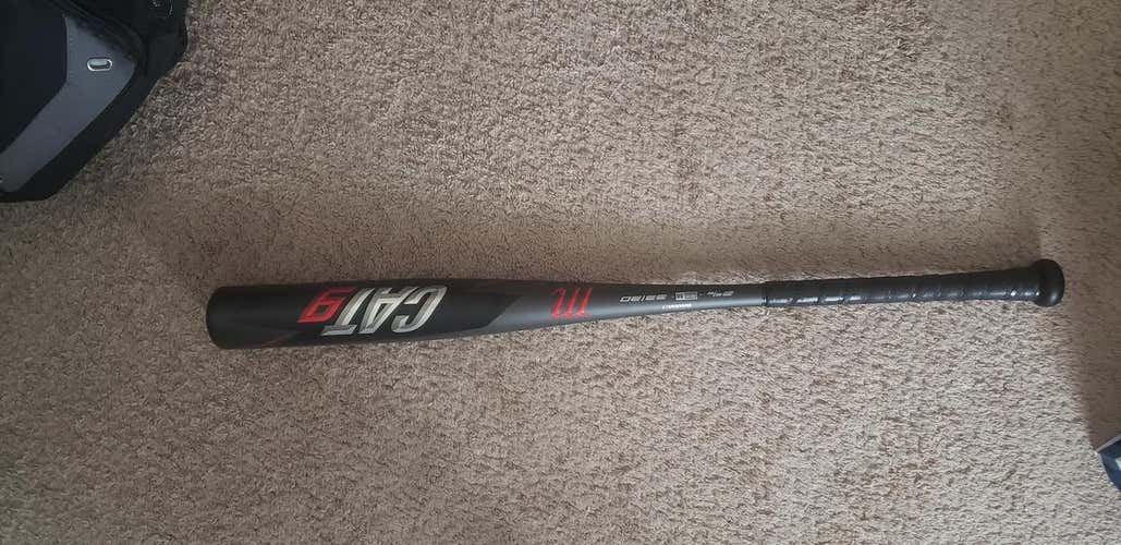 Used High School/College BBCOR Certified 2020 Marucci Alloy Cat 9 Bat (-3) 30 oz 33"