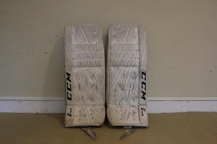 All White CCM Extreme Flex 4.9 Used 30+1 (1 season)