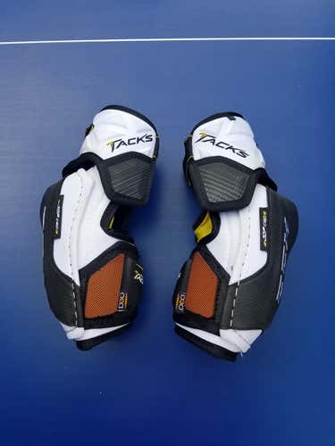 Nearly New Used Senior Medium CCM Super Tacks Elbow Pads (Skinny and Average width arms only)