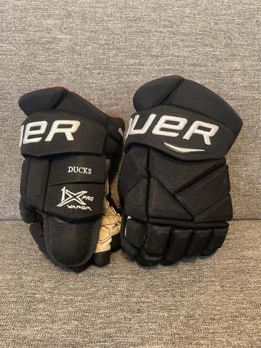 Black Senior Bauer Vapor 1X Pro 14" Pro Stock Gloves