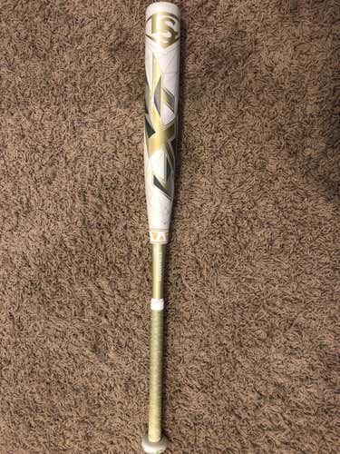 White Used Kid Pitch (9YO-13YO) 2019 Louisville Slugger Composite LXT Bat (-12) 18 oz 30"