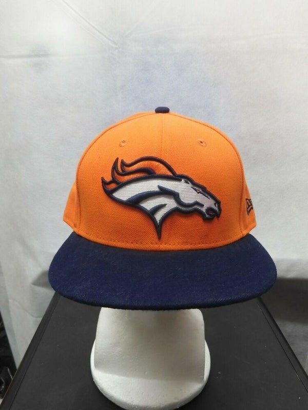 RARE Vintage Starline Orange Denver Broncos Corded Fabric Snapback