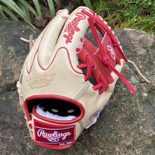 New Rawlings Pro Preferred 11.5" Wing Tip Baseball Glove - PROS204-2BCWT Relaced