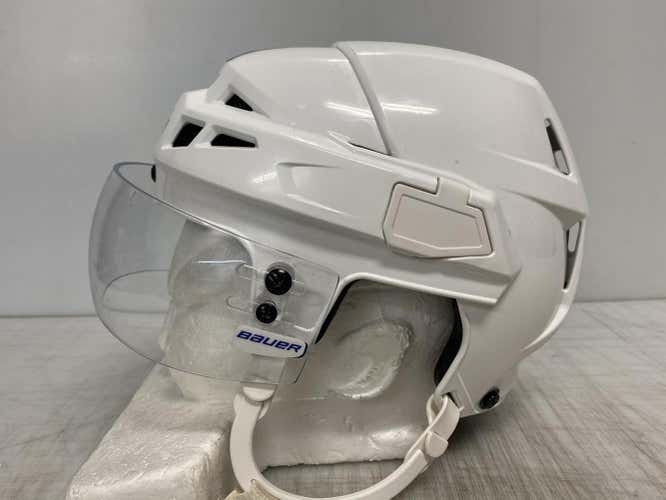 CCM Vector V10 Pro Stock Hockey Helmet Small White Bauer Visor 8346
