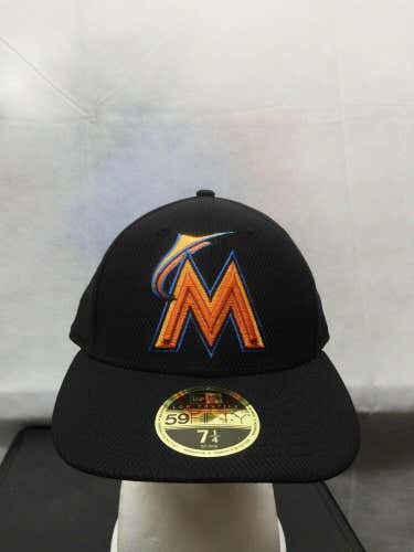 NWS Miami Marlins New Era 59fifty Low Profile 2016 Spring Training 7 1/4