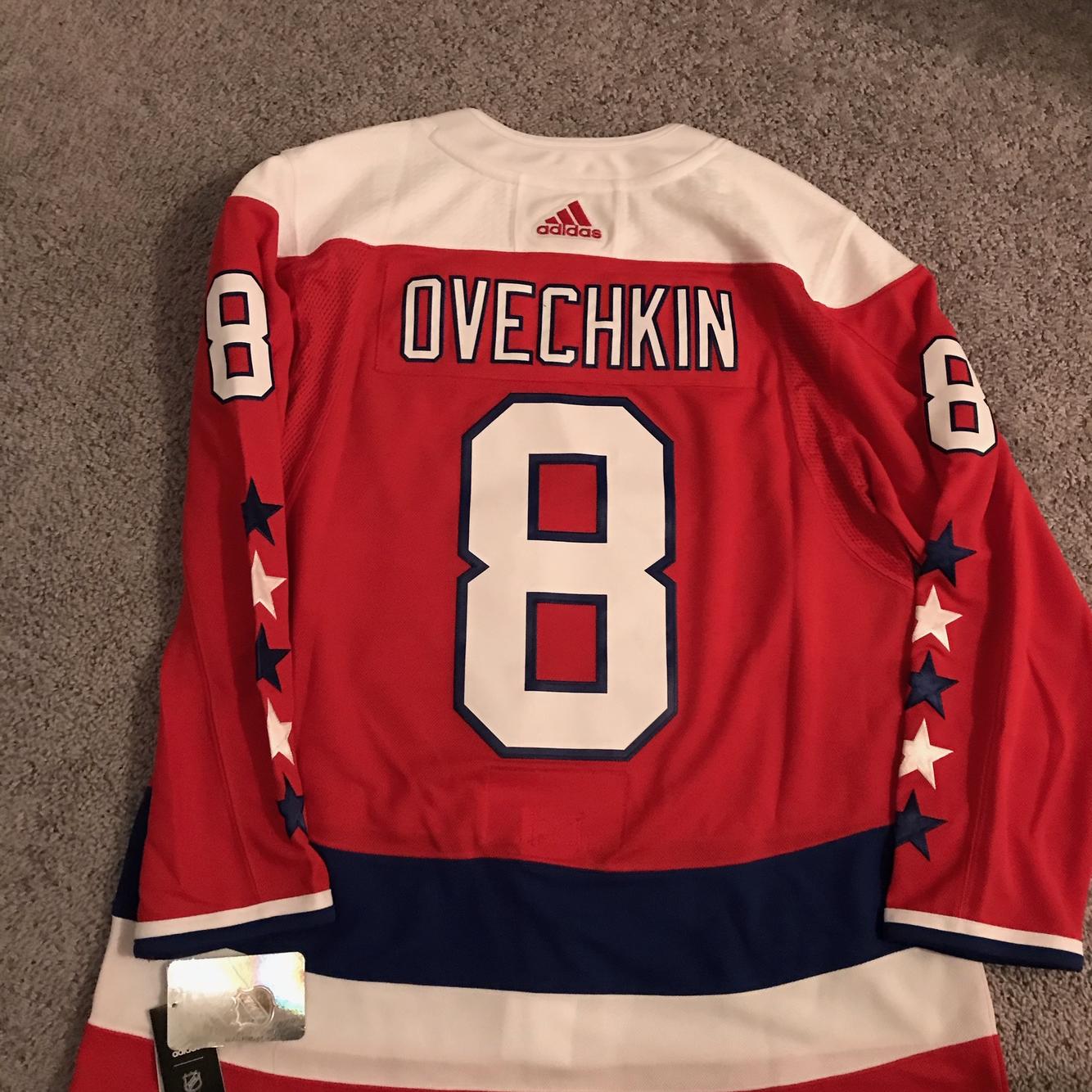 Adidas Authentic Alex Ovechkin Capitals 3rd jersey SidelineSwap