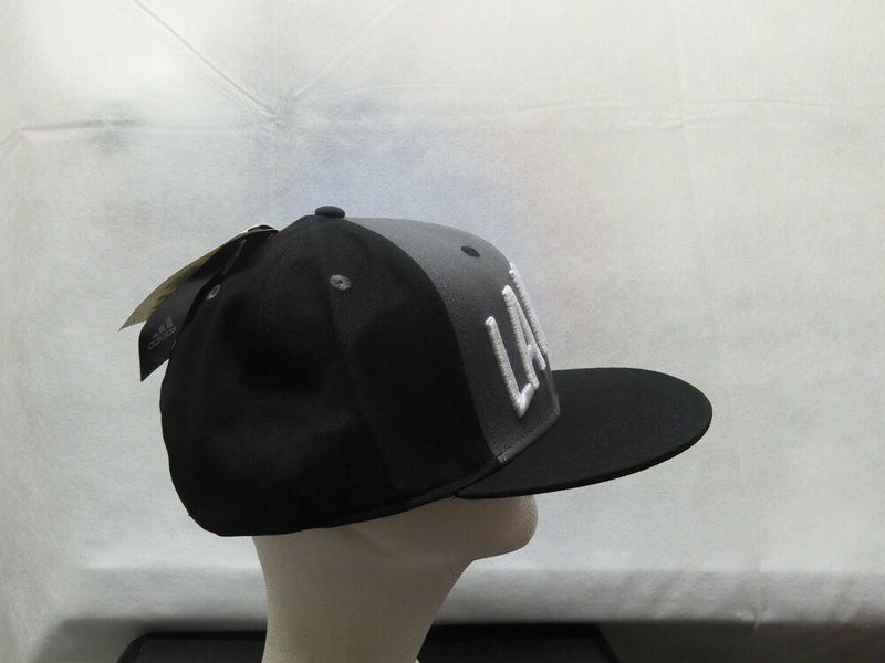 Los Angeles Kings VINTAGE SCRIPT SHOOTOUT Black Fitted Hat by Zep