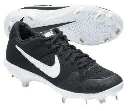 NIKE ALPHA HUARACHE ELITE ELT VARSITY METAL BASEBALL CLEATS SHOES MENS SIZE 9.5 TROUT BLACK BRAND NW