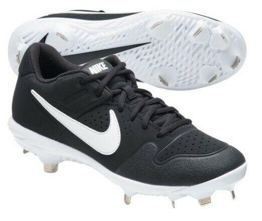NIKE ALPHA HUARACHE ELITE ELT VARSITY METAL BASEBALL CLEATS SHOES MENS SIZE 9.5 TROUT BLACK BRAND NW