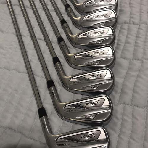 Men's Right Handed 718 AP2 Extra Stiff Flex Steel Shaft Iron Set