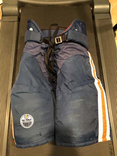 Blue Senior Medium CCM HP45X Pro Stock Hockey Pants