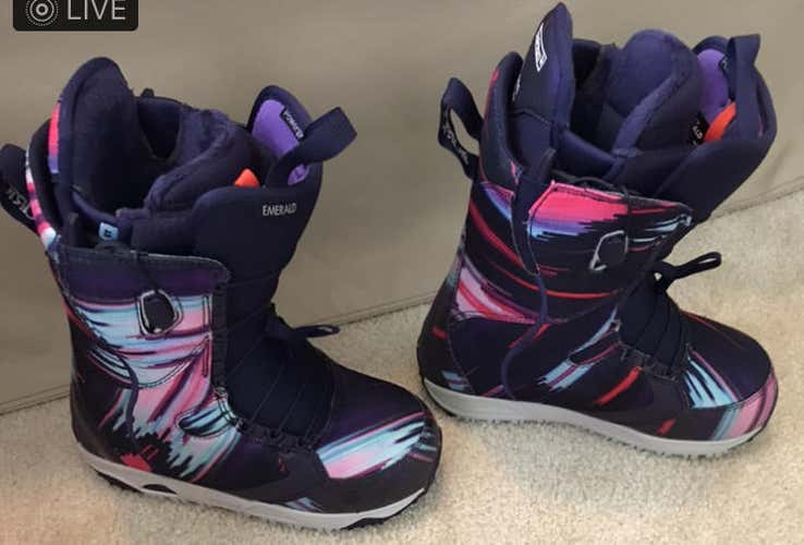 Burton Women's Emerald Snowboard Boots size 6.5