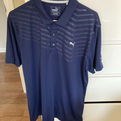 Blue Adult Large Puma Shirt