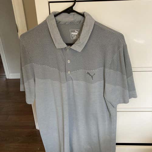 Gray Adult Large Puma Shirt
