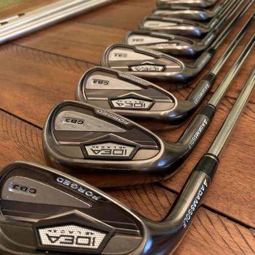Men's Left Hand Idea Black CB3 Regular Flex Steel Shaft Iron Set