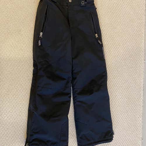 Black Youth Size 6 Obermeyer Ski Pants
