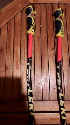 Used 44in (110cm) Racing Leki World Cup - GS Ski Poles