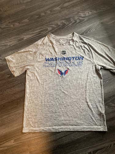Washington Capitals Fanatics Gray- L