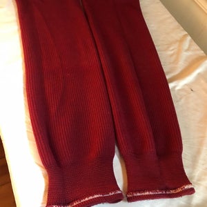 Red Senior Medium Bauer Socks