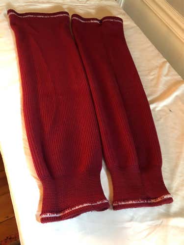 Red Senior Medium Bauer Socks