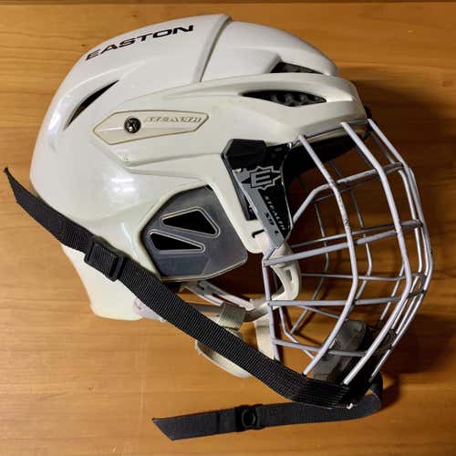 White Used Large Easton Stealth S7 Helmet