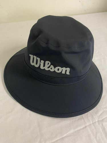 Wilson Rain Bucket Hat 2021 (Black, One Size Fits Most) NEW