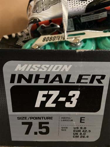 Senior Mission Inhaler FZ-3 Size 7.5 E (wide) Inline Skates