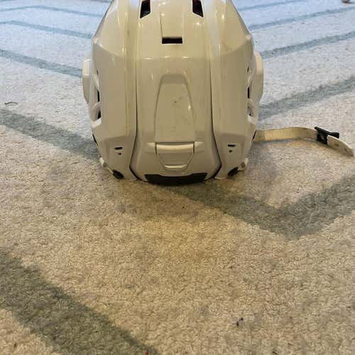White New Medium CCM Helmet