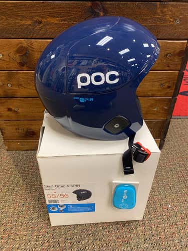 Blue Unisex Medium POC Skull Orbic X Spin Helmet FIS Legal