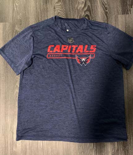 Fanatics Washington Capitals Heathered T Shirt-XL